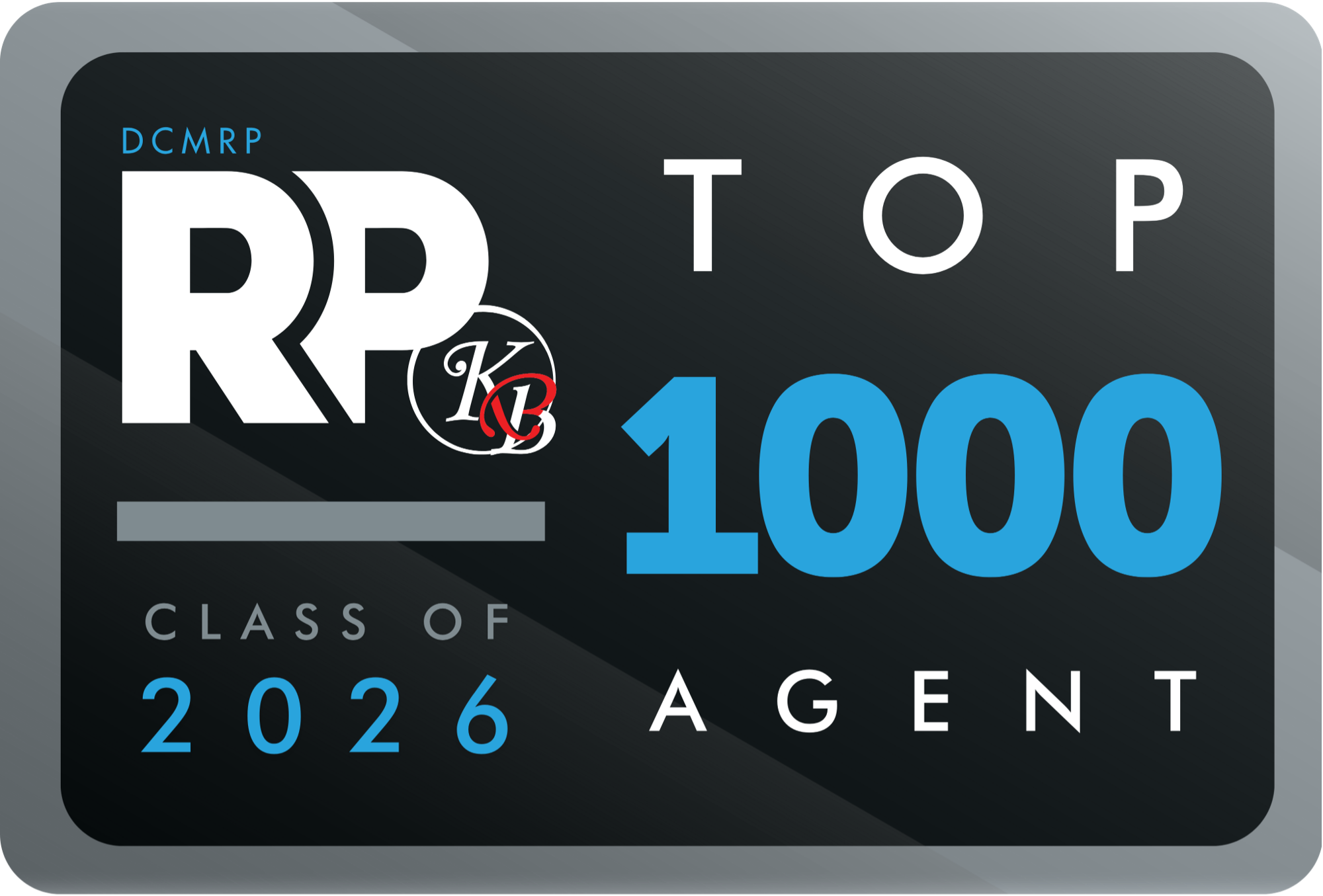 DC Metro Real Producers Top 1000 Agent — Class of 2026